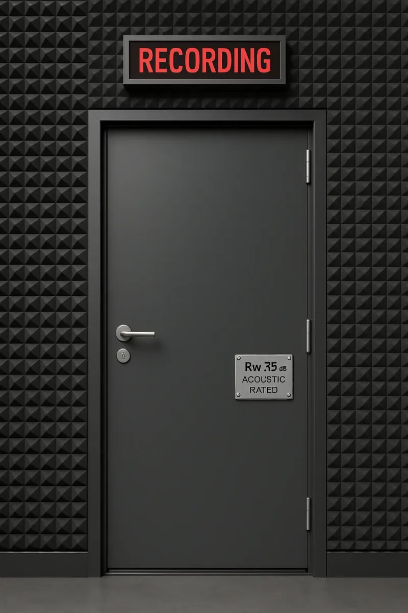acoustic rated steel doors - professional steel doors available in halifax from UK manufacturers